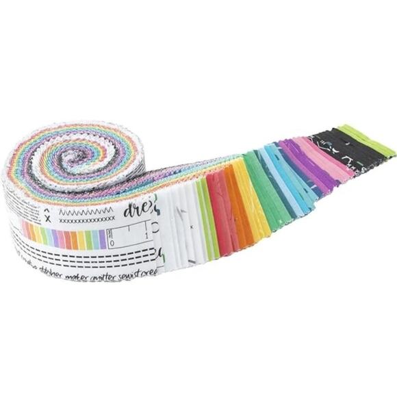 Riley Blake Designs Kristy Lea Make Rolie Polie 40 2.5-inch Jelly Roll Bundle - Picture 5 of 5